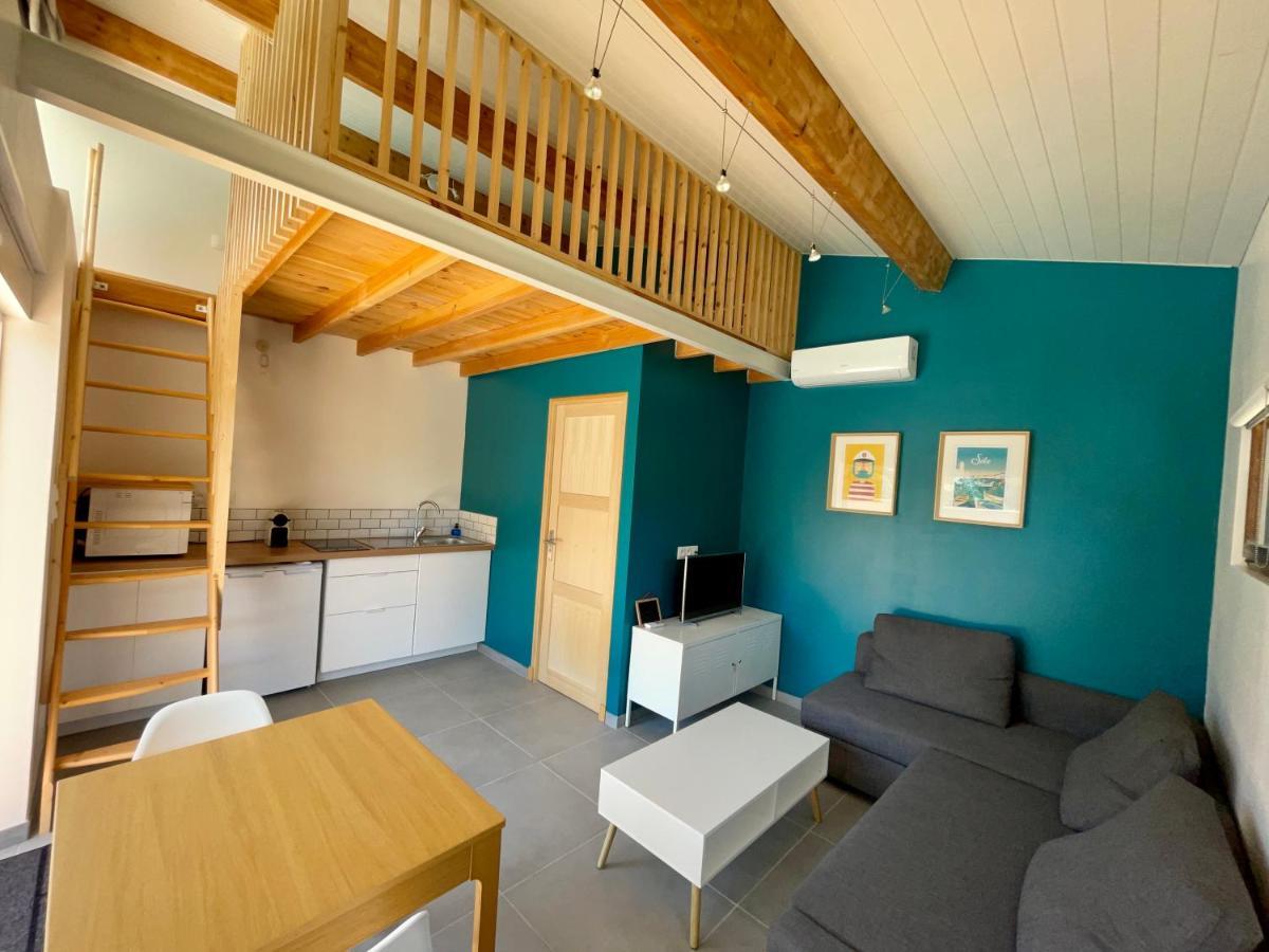 Annexe Des Pins - Studio Gite Avec Piscine & Climatisation Villeneuve-lès-Béziers 외부 사진
